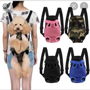 Adjustable/comfortable/ pet carrier. NEVER WORN